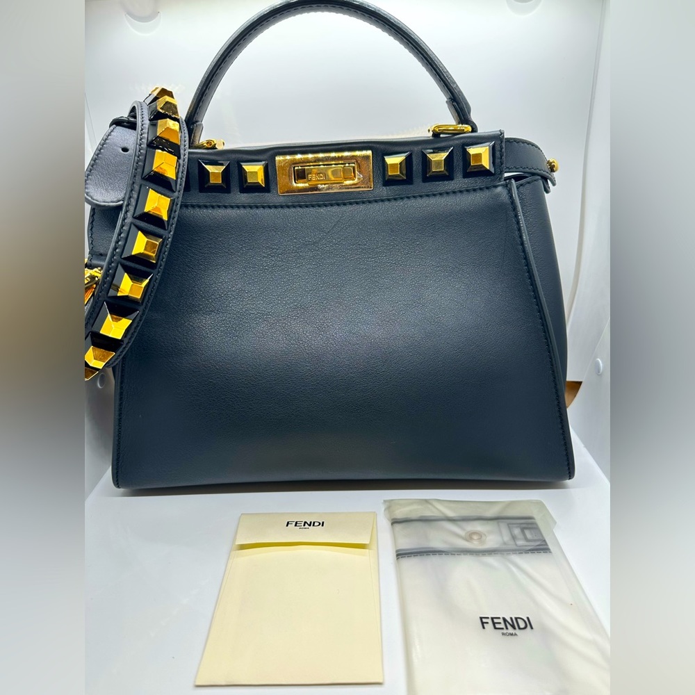 Fendi Peekaboo w/Studs Medium Size